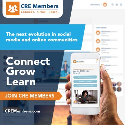 CRE Members Network For Commercial Real Estate Professionals Ad 1rs